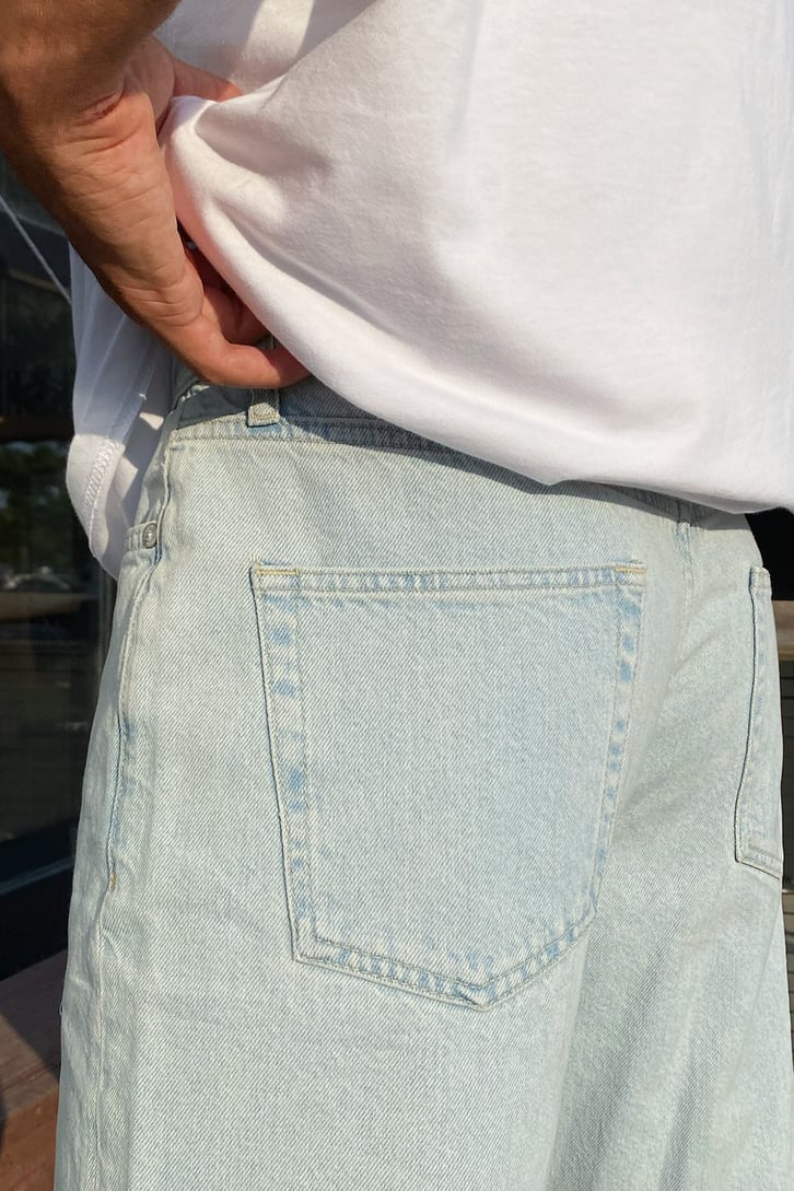 Basic Buz Mavi Mom Jean