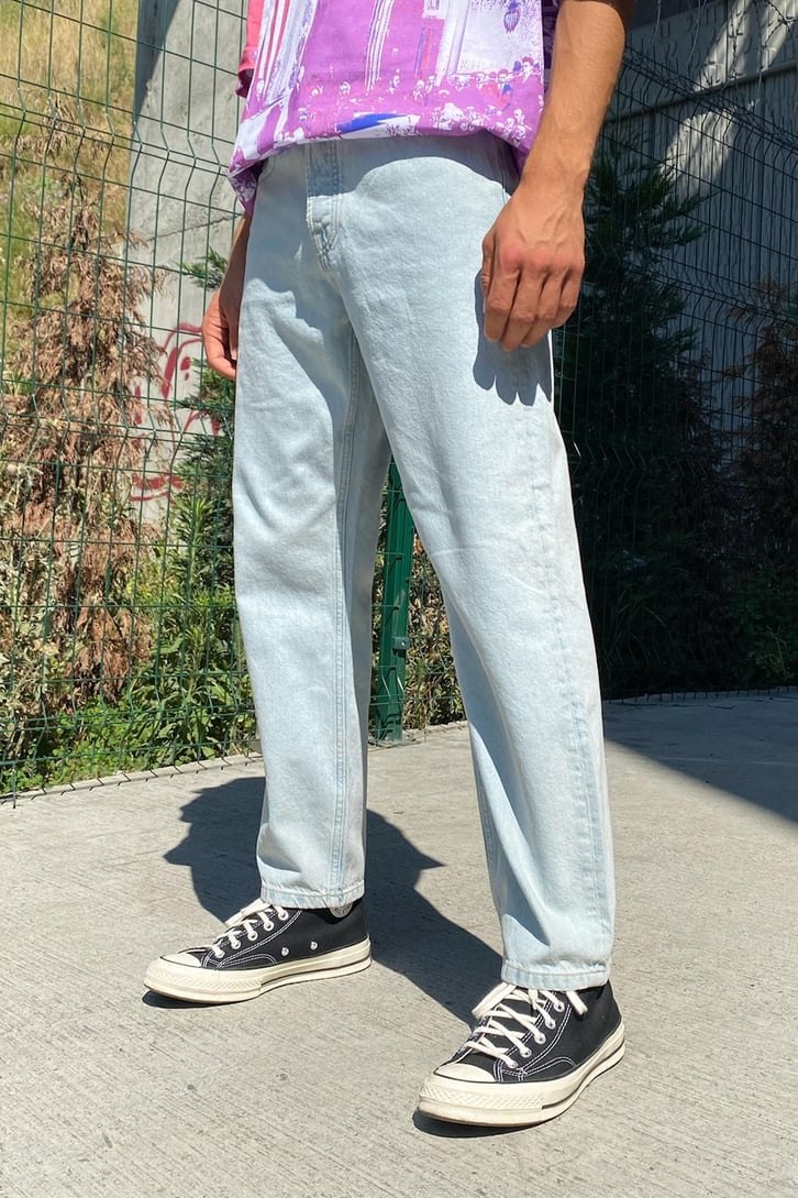 Basic Buz Mavi Regular Fit Jean