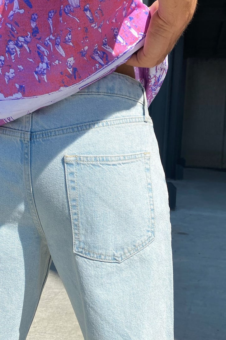 Basic Buz Mavi Regular Fit Jean