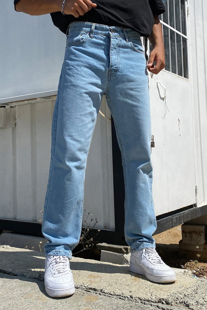 Basic Buz Mavi Regular Fit Jean