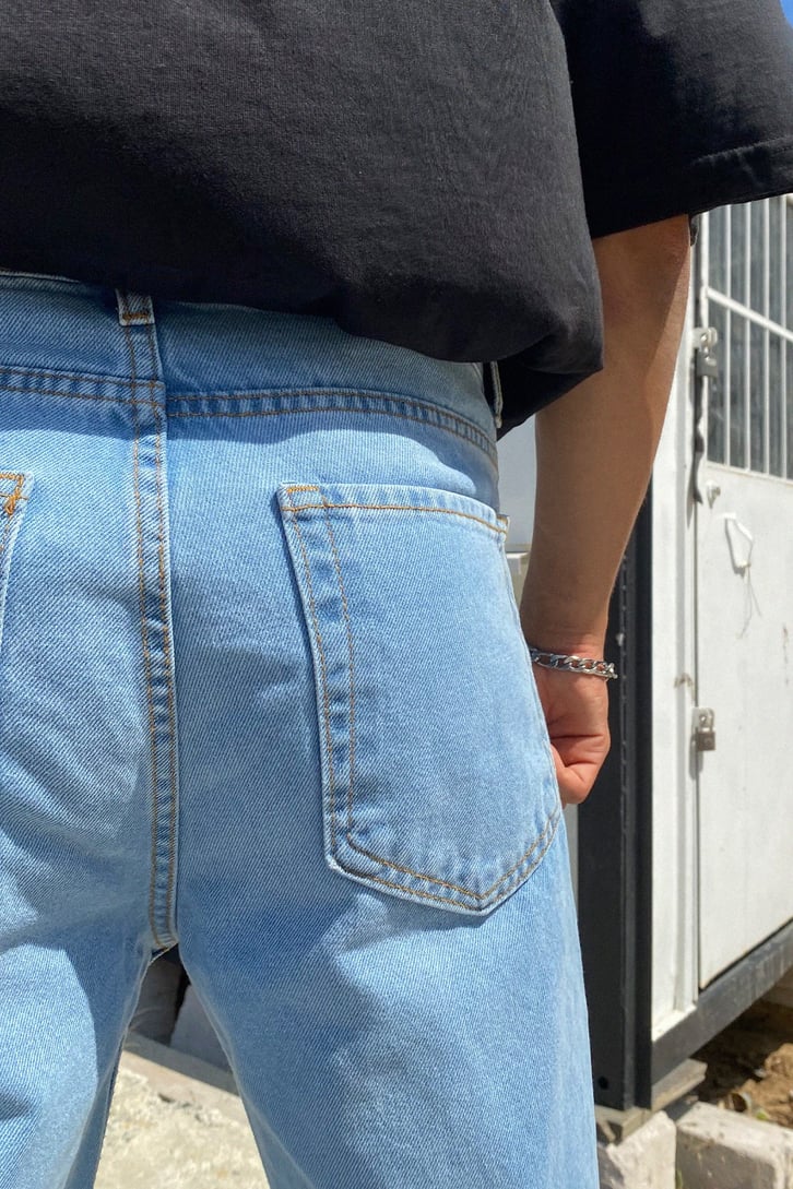Basic Buz Mavi Regular Fit Jean