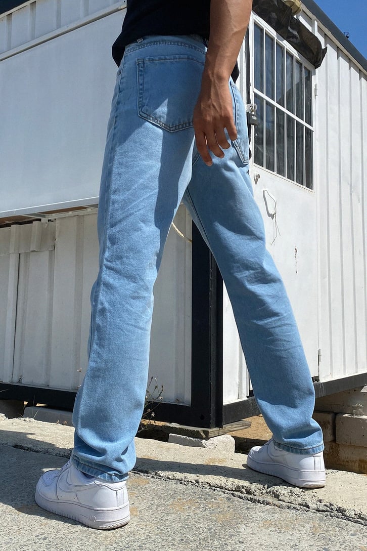 Basic Buz Mavi Regular Fit Jean