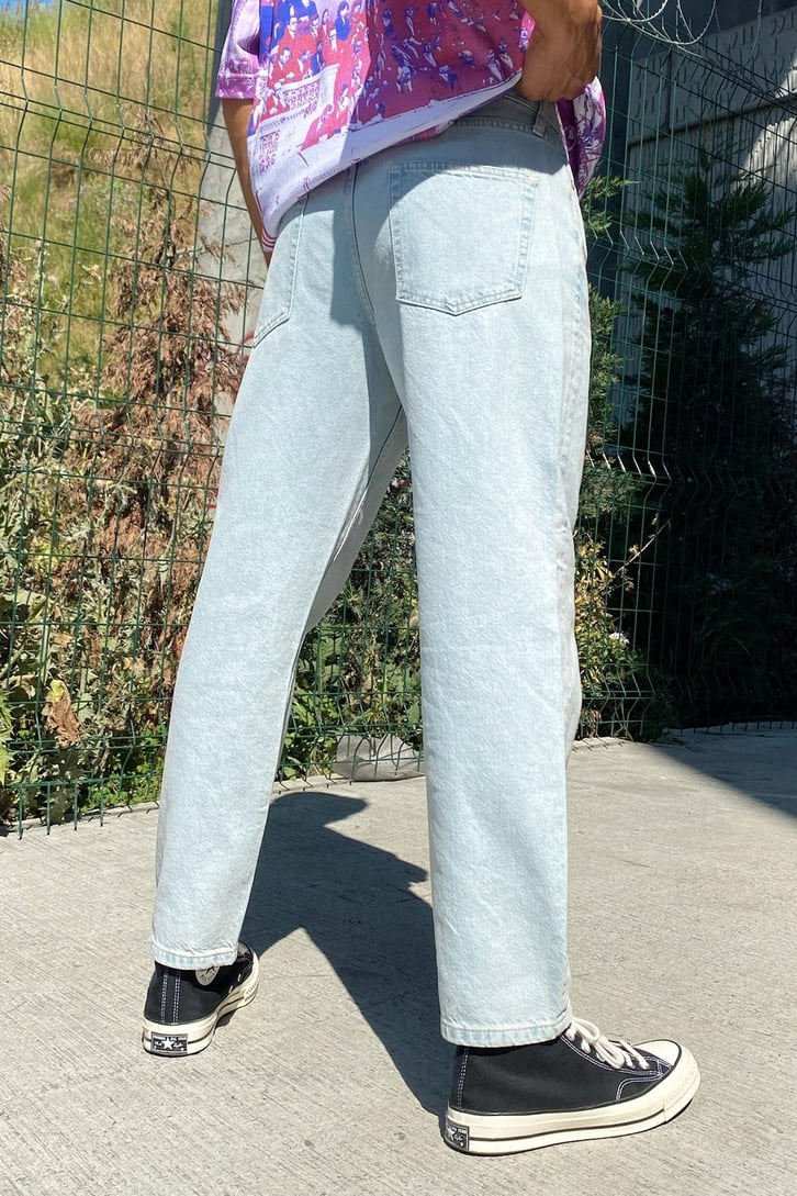 Basic Buz Mavi Regular Fit Jean