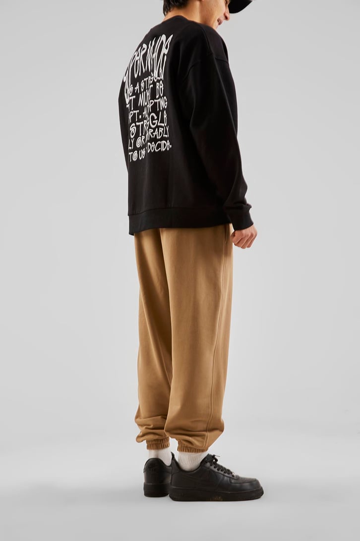 Basic Camel Jogger Eşofman Altı