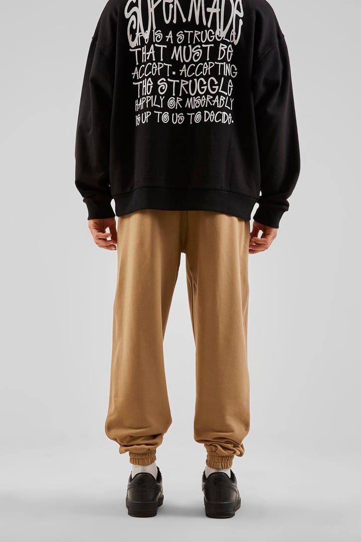 Basic Camel Jogger Eşofman Altı