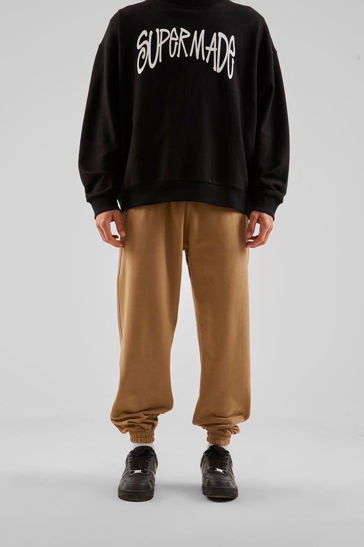 Basic Camel Jogger Eşofman Altı