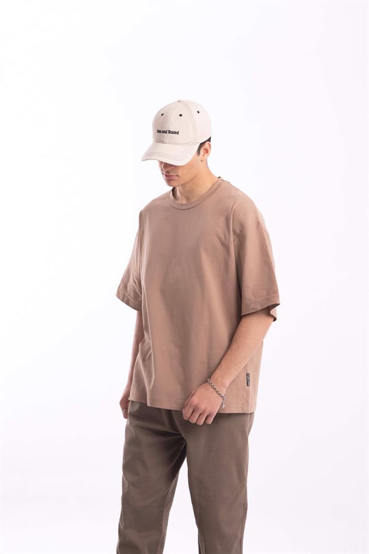 Basic Camel Oversize Tişört