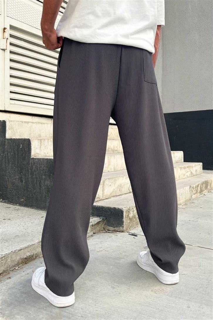 Basic Füme Gömlek Pantolon Takım