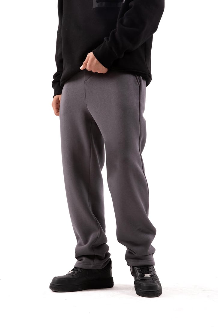 Basic Füme Relax Fit Eşofman Altı