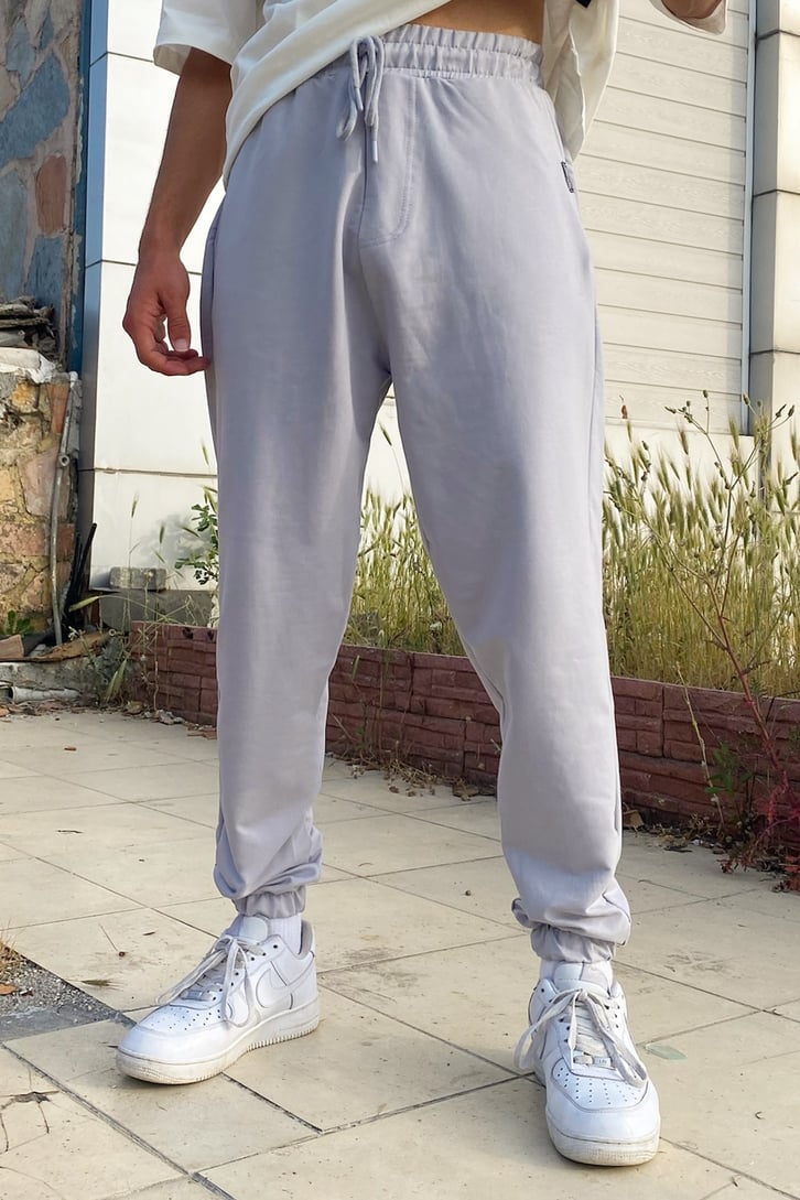 Basic Gri Jogger Eşofman
