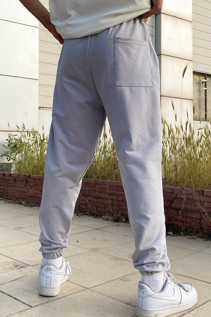 Basic Gri Jogger Eşofman