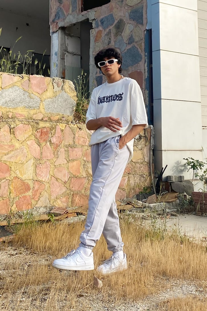 Basic Gri Jogger Eşofman