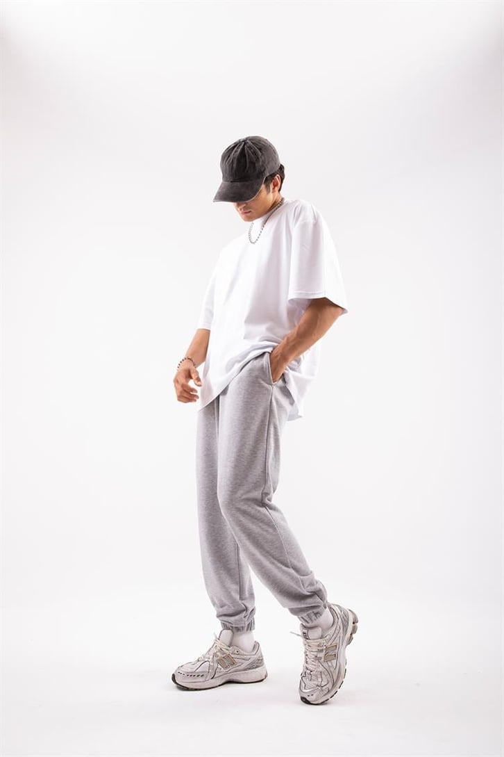 Basic Gri Jogger Fit Eşofman Altı