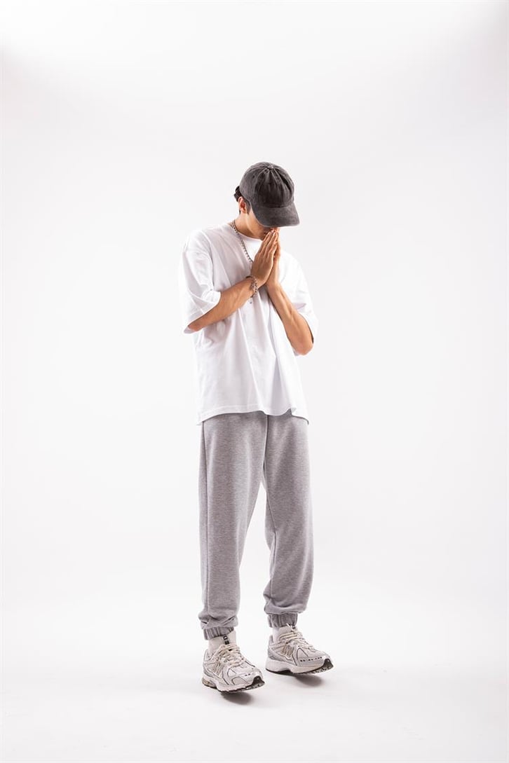 Basic Gri Jogger Fit Eşofman Altı