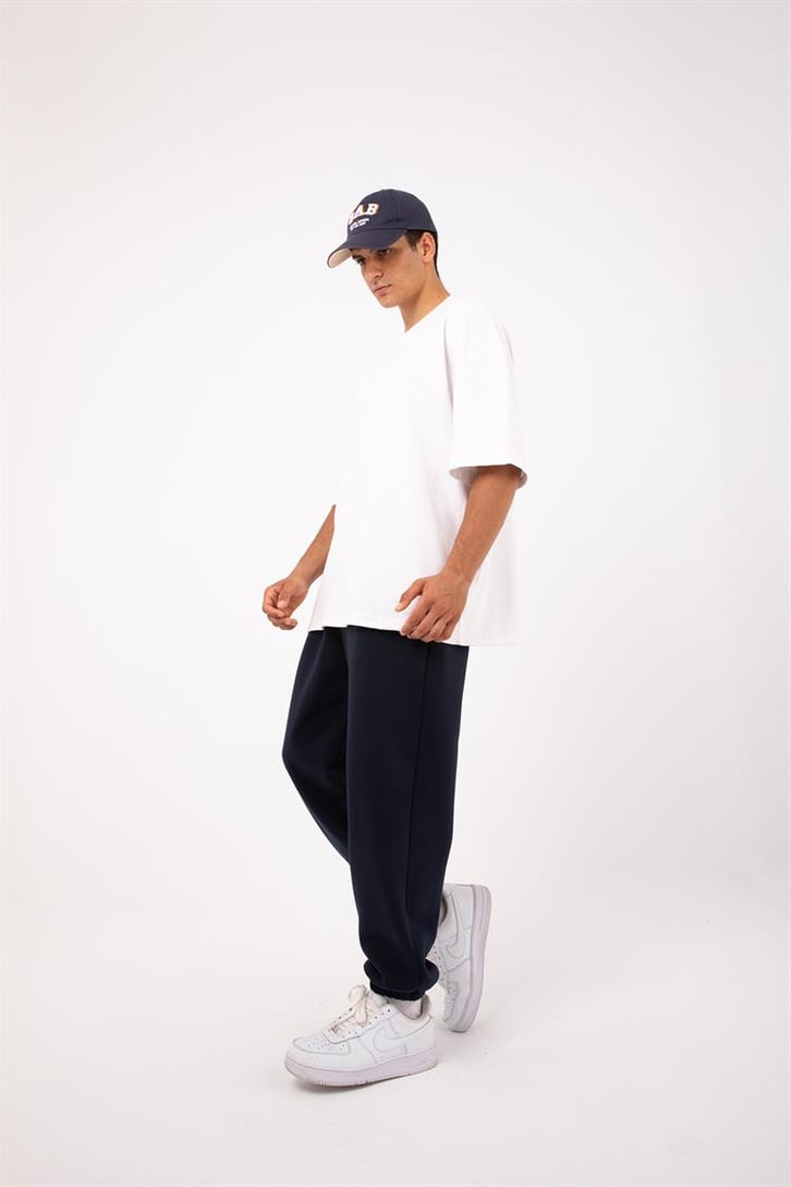 Basic Gri Melanj Jogger Eşofman Altı