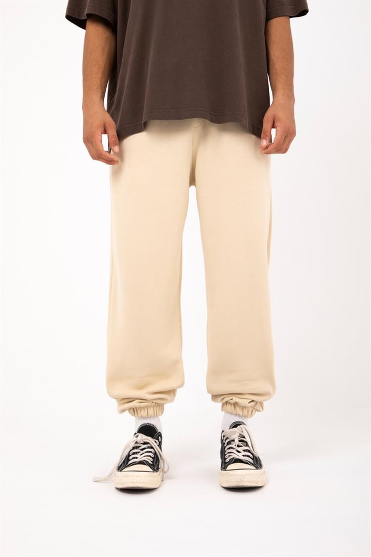 Basic Gri Melanj Jogger Eşofman Altı