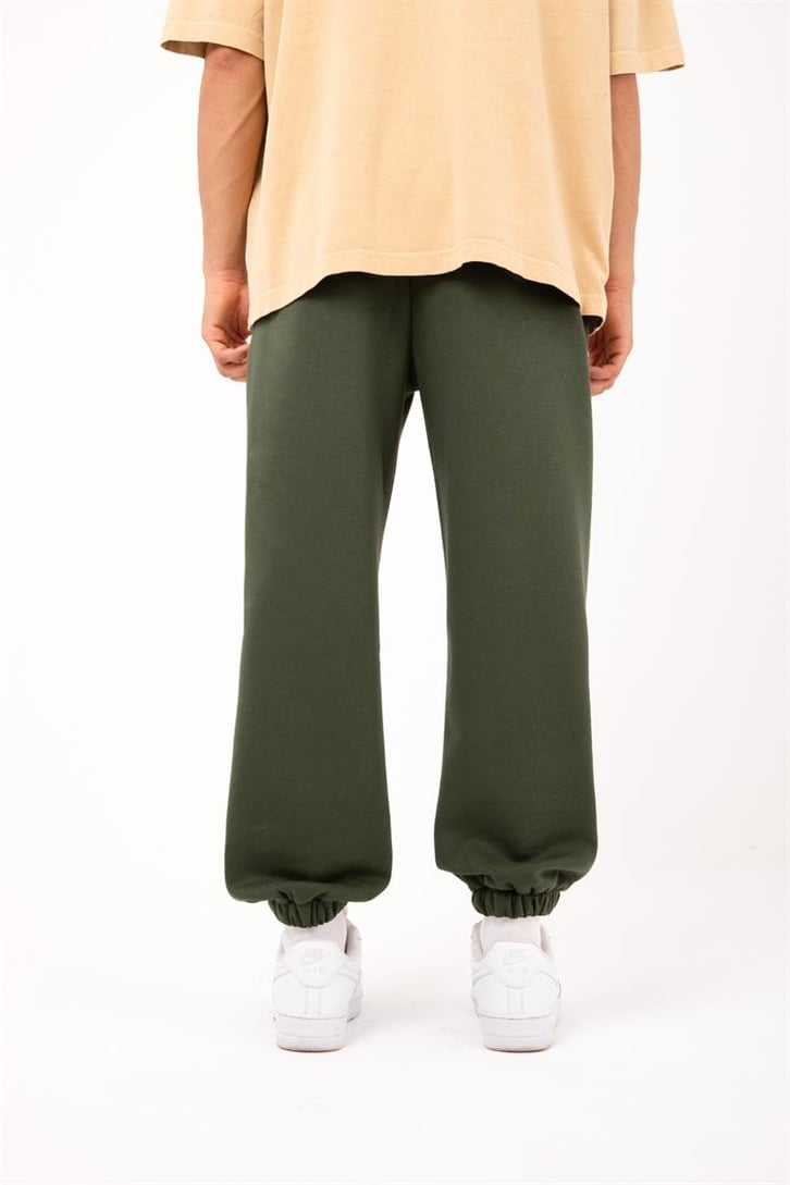 Basic Gri Melanj Jogger Eşofman Altı