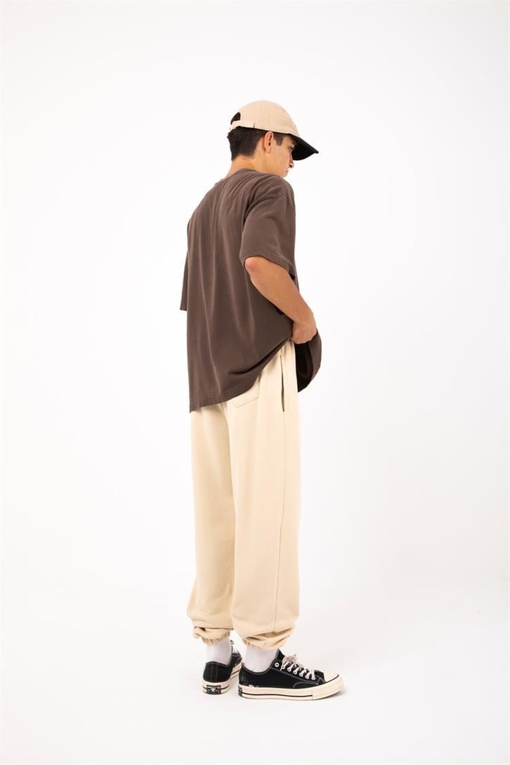 Basic Gri Melanj Jogger Eşofman Altı