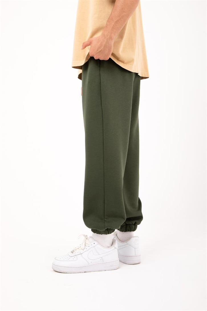 Basic Gri Melanj Jogger Eşofman Altı