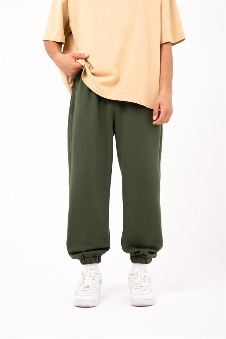 Basic Gri Melanj Jogger Eşofman Altı