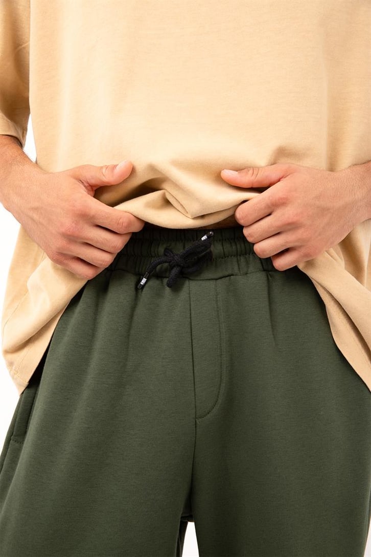 Basic Gri Melanj Jogger Eşofman Altı
