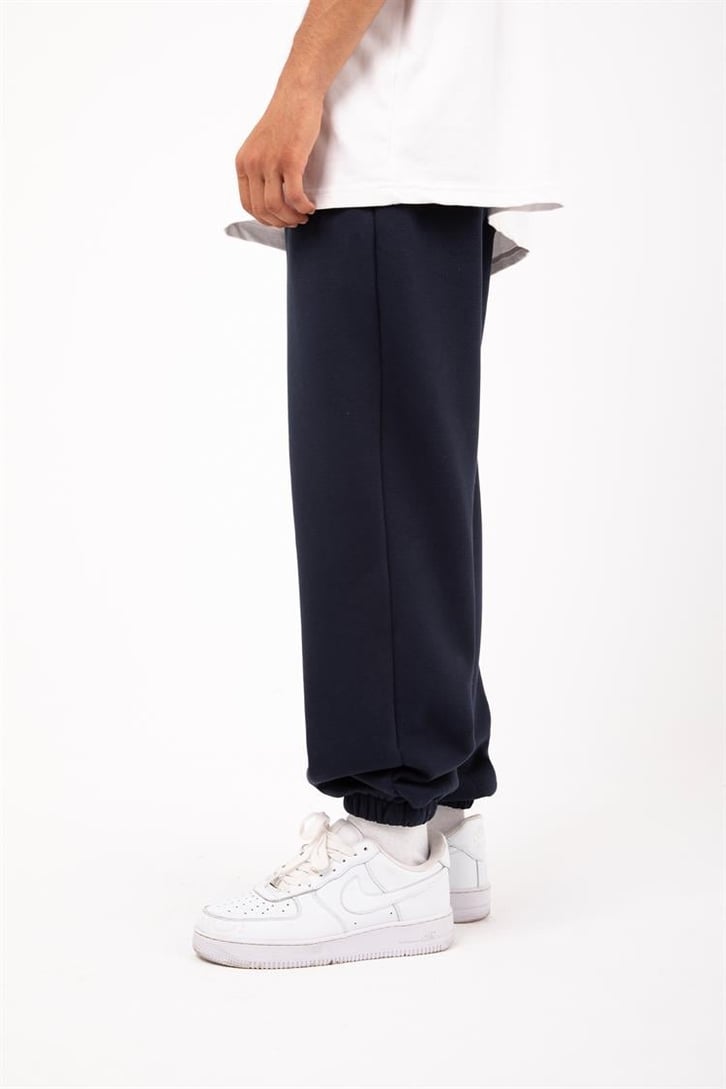 Basic Gri Melanj Jogger Eşofman Altı