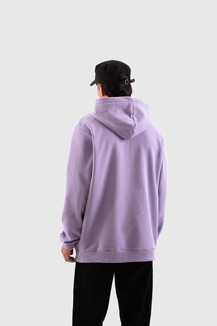 Basic Gri Oversize Hoodie