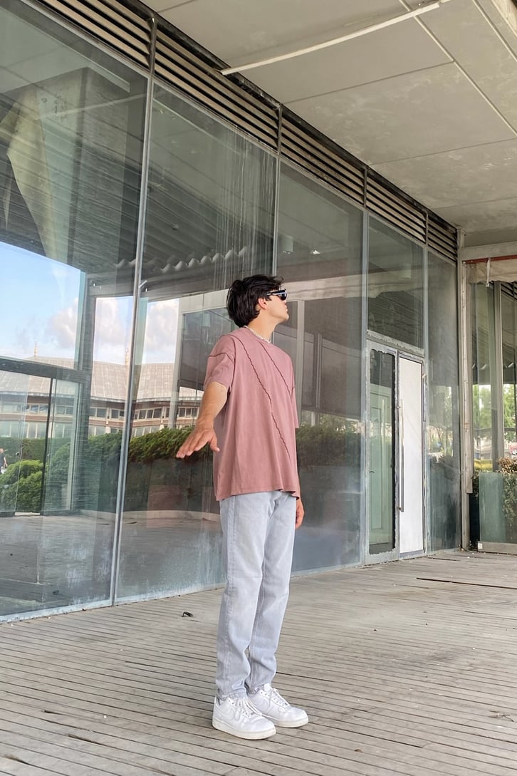 Basic Gri Regular Fit Jean