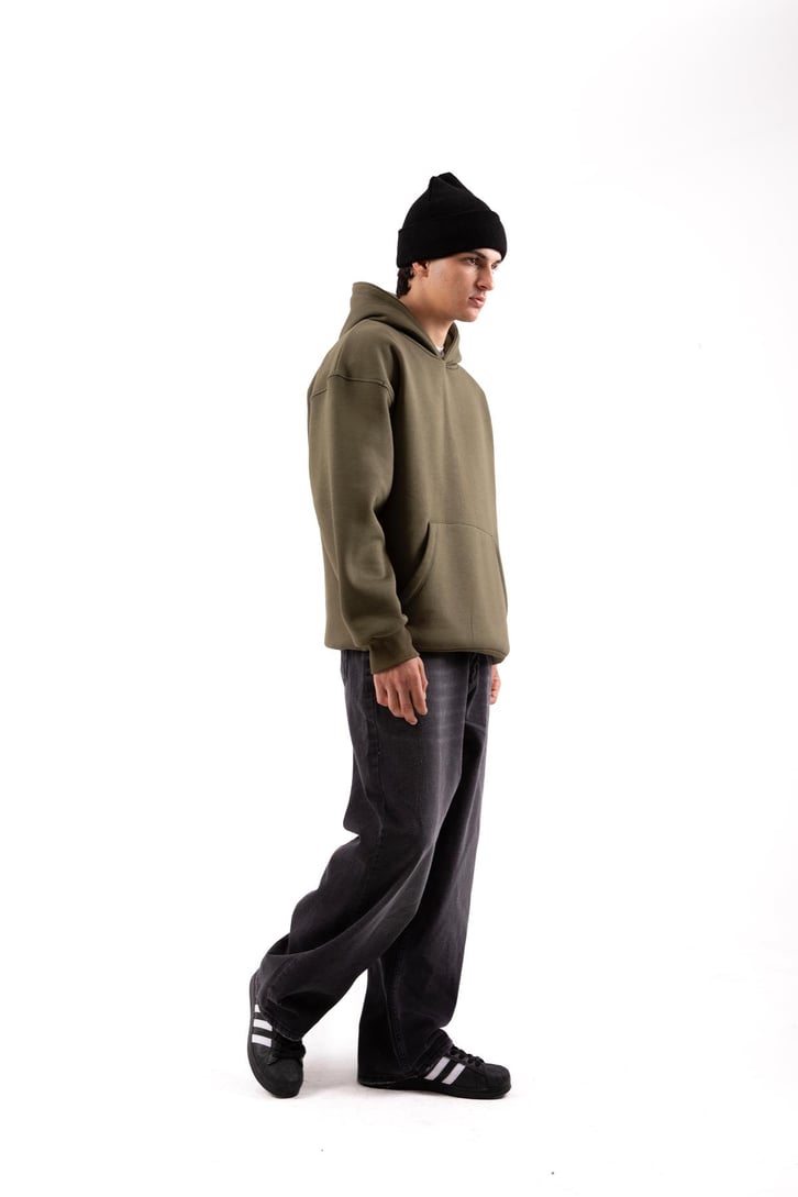 Basic Haki Oversize Hoodie