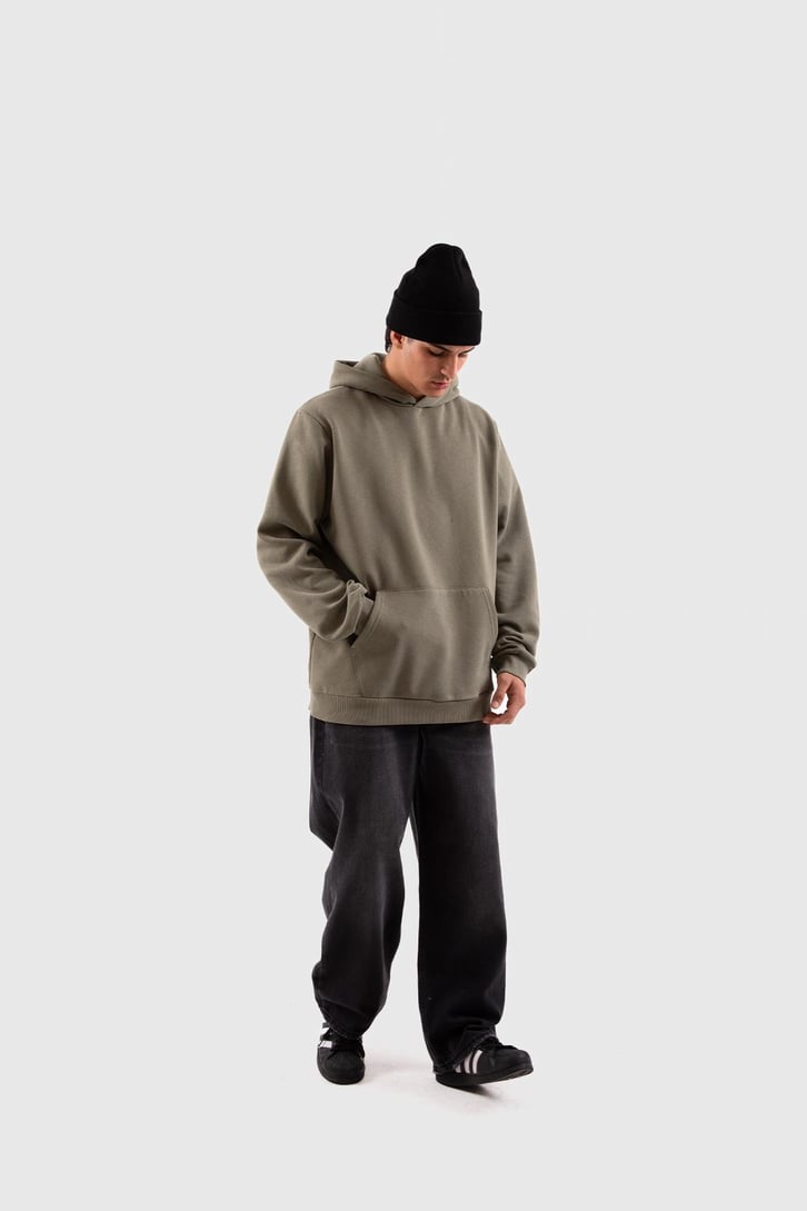 Basic Haki Oversize Hoodie