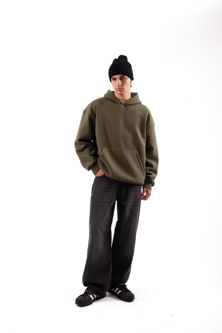 Basic Haki Oversize Hoodie