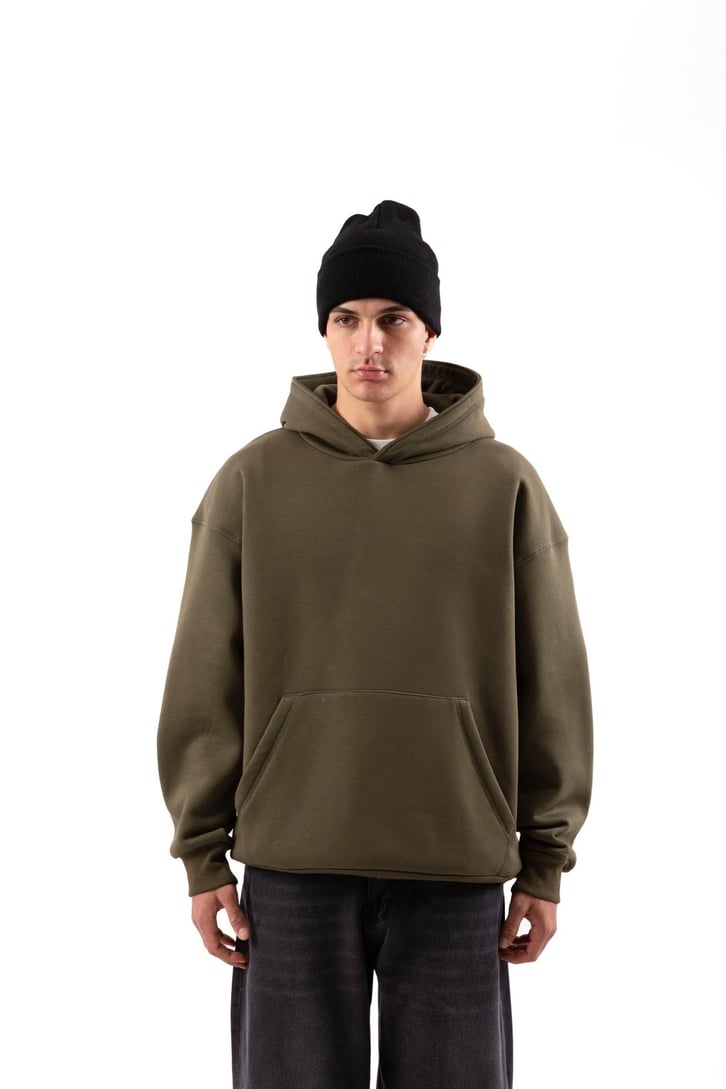 Basic Haki Oversize Hoodie