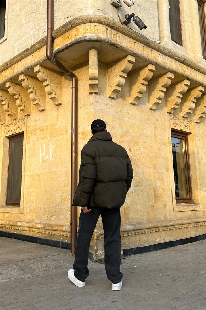 Basic Haki Şişme Mont
