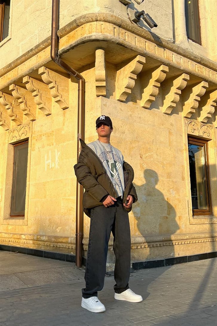 Basic Haki Şişme Mont
