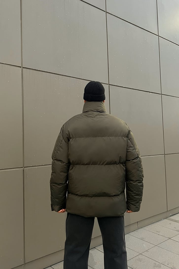 Basic Haki Şişme Mont