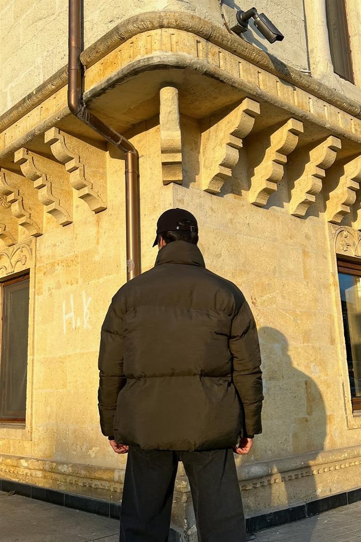 Basic Haki Şişme Mont