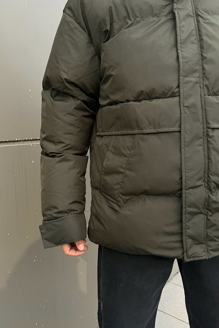 Basic Haki Şişme Mont