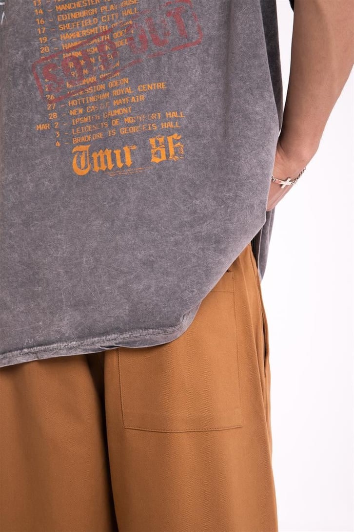 Basic Hardal Baggy Pantolon