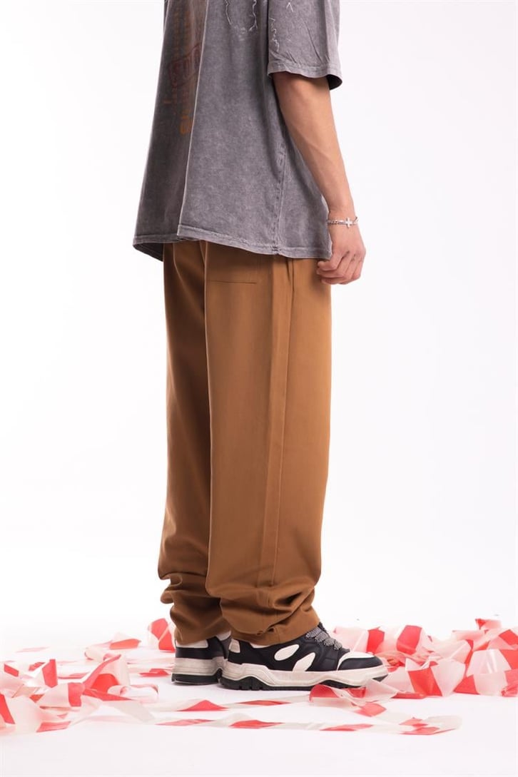 Basic Hardal Baggy Pantolon