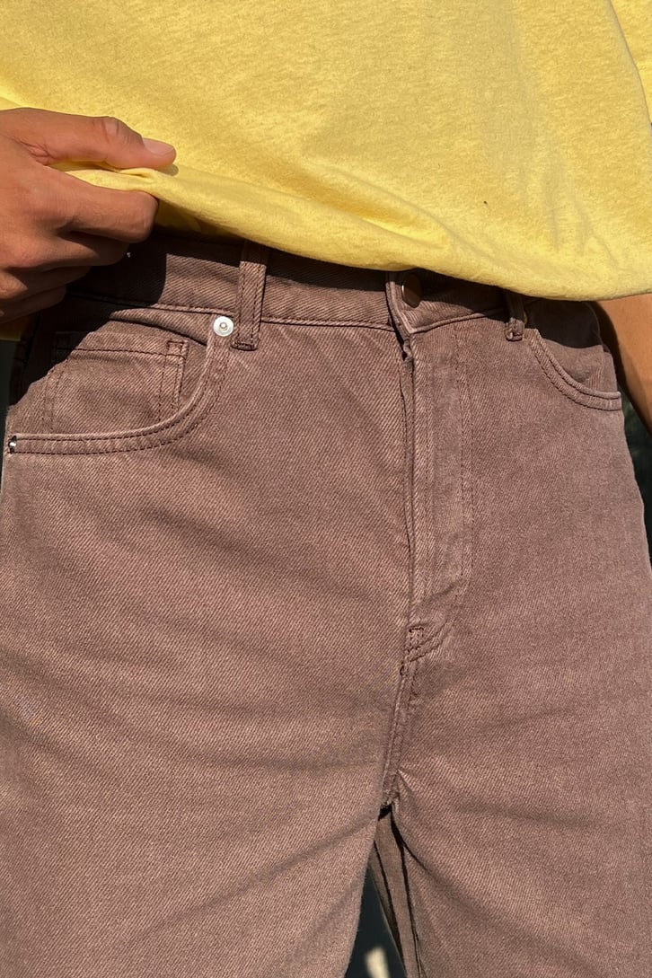 Basic Kahverengi Baggy Jean