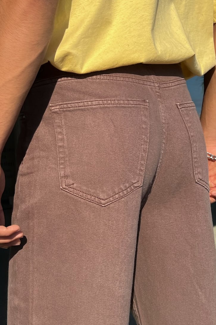 Basic Kahverengi Baggy Jean