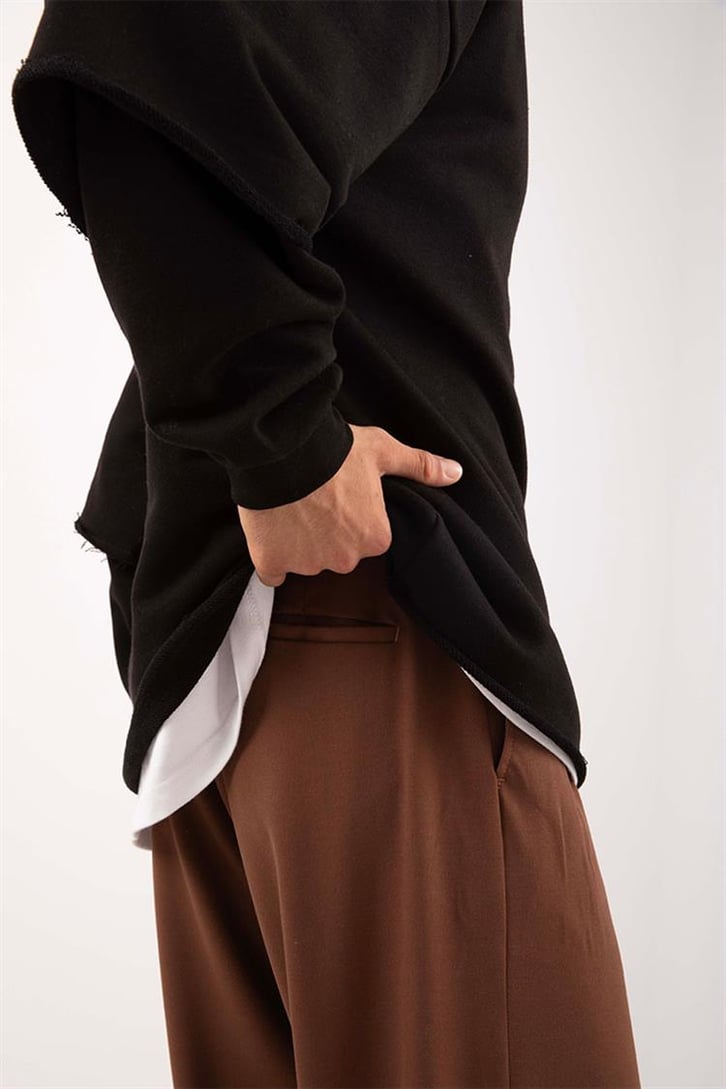 Basic Kahverengi Kumaş Pantolon