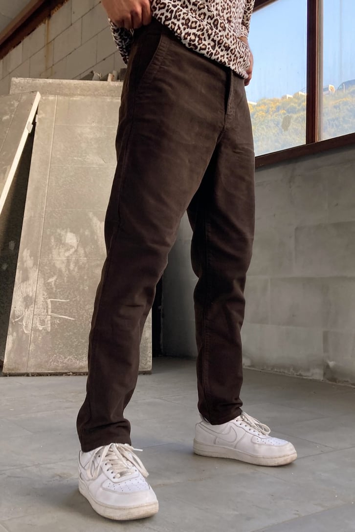 Basic Kahverengi Regular Fit Jean