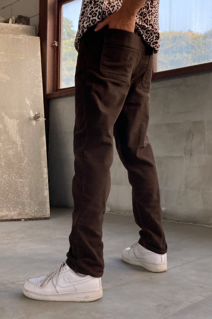 Basic Kahverengi Regular Fit Jean