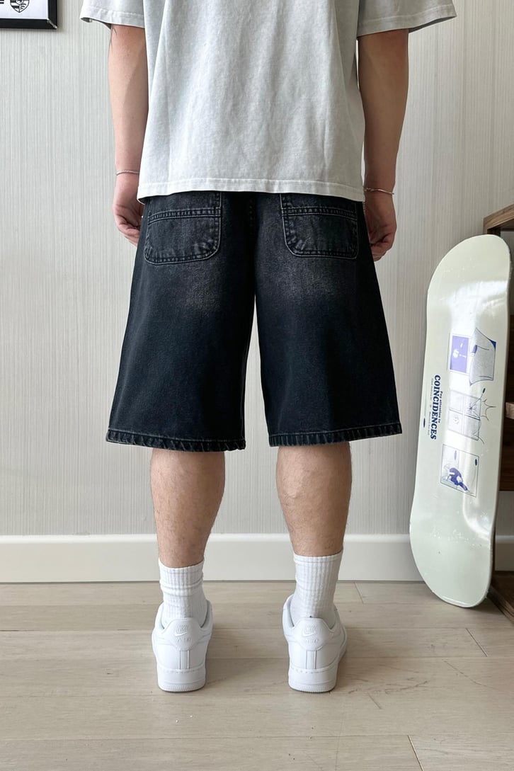 Basic Kar Yıkama Baggy Şort