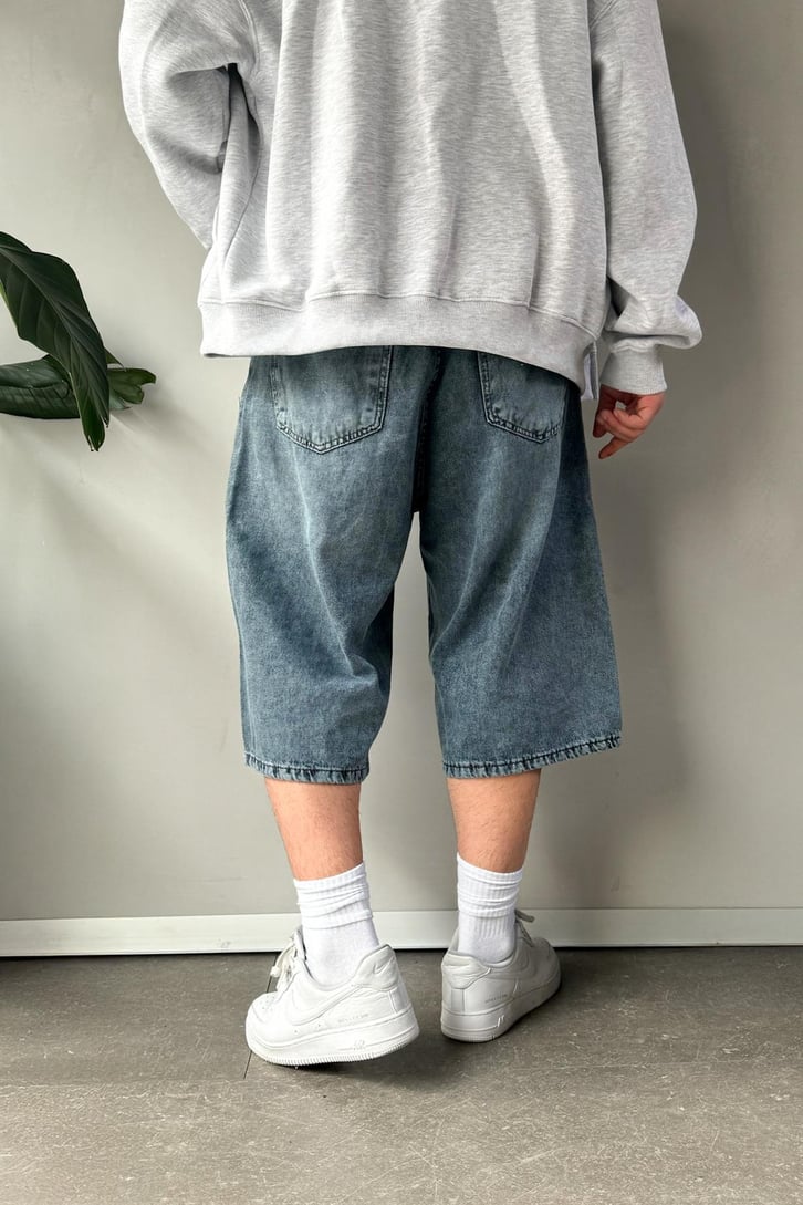 Basic Kar Yıkama Baggy Şort