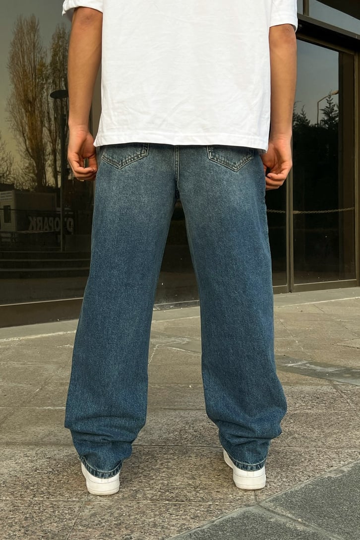 Basic Kot Mavisi Baggy Jean