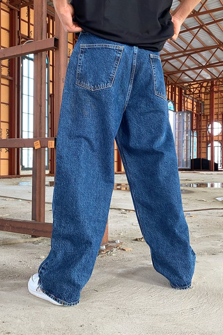 Basic Kot Mavisi Baggy Jean