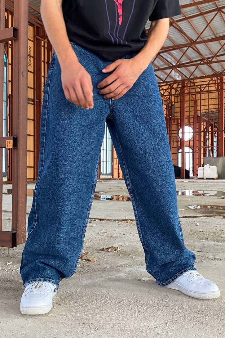 Basic Kot Mavisi Baggy Jean