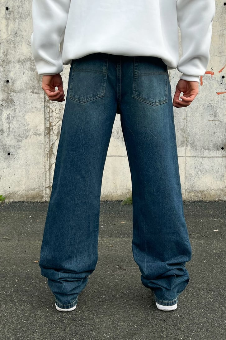 Basic Kot Mavisi Baggy Jean